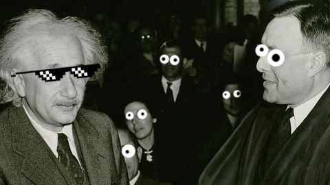 What did Einstein say when he won the Nobel Prize in 1921? It's about time!