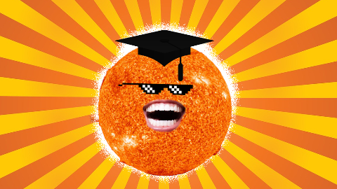 Why is the sun so smart? It has thousands of degrees!